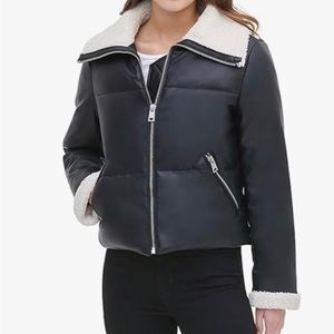 Levi's Women's Fur Trim Breanna Puffer Jacket Small